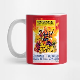 Vintage Movie Poster - Savage Sisters Mug